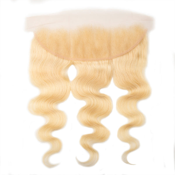 GOLDEN HUNNII COATED 13x4 TRANSPARENT LACE FRONTAL - Body Wave