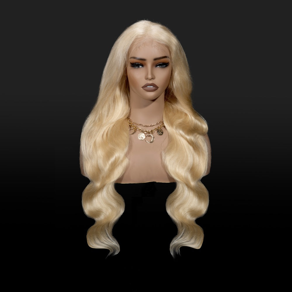 GOLDEN HUNNII DRIP 13X4 FRONTAL WIG - Body Wave